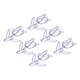 thumbnail image 5 of Clips De Papel De Flores - 100 Clips De Papel Con Forma De Flor Bonita, Clips De Papel Pequeños De Metal Galvanizado A Prueba De Herrumbre Para Oficina, Escuela, Hogar, Cuaderno, álbumes, 5 of 14