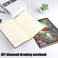 thumbnail image 4 of Diamond Painting Kit Notebook, Butterfly and Bird DIY Art Craft Kit, A5 Perfect Creative Gift, Diamond Decoration, Suitable for Painting, Writing, and Notebook Use, 4 of 5
