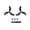 one pair black, variant on Propellers for DJI Avata 2, Drone Propellers Replacement, Color Drone Wing, Spare Part