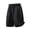 Black, variant on Men’s Big & Tall Performance Sport Shorts Four Way Stretch Training Fitness Casual Shorts M-4XL
