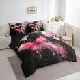 thumbnail image 3 of Castle Fairy Pink Floral Butterfly Twin Bedding Sets 7-Piece for Kids Children Teens,Dreamy Princess Bedding Comforter Set Microfiber,Abstract Gradient Breathable Sheet Sets,Luxury Bedroom Decor, 3 of 8