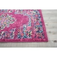 thumbnail image 4 of Nourison Passion Fuchsia 1'10" x 6' Area Rug, Traditional, Boho, Bed Room, Living Room, Dining Room, Kitchen, , Easy Cleaning, Non Shedding (6' Runner), 4 of 6