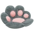 thumbnail image 1 of Cumka Cat Paw Cushion Kawaii Lazy Sofa Pillow Cute Seat Comfy Cushion for Office/Game Chair 28"x 24" Floor Cute Seat Pad for Dining Room Bedroom Comfort Chair for Health Building (Grey), 1 of 6
