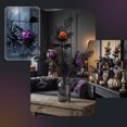 thumbnail image 5 of Dpityserensio Fall Decor Black Maple Leaf Garland Halloween Artificial Fall Leaves Vines Spooky Gothic Hanging Decor For House Porch Mantel Thanksgiving, 5 of 7