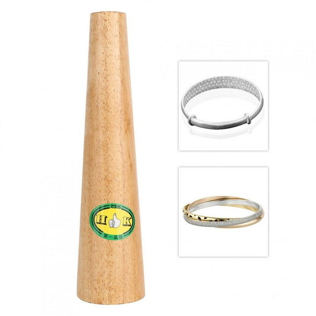Ymiko Mandrin de Bracelet, Déformation de Bijoux Mandrin de Bracelet en Bois pour Ajuster pour Réparation