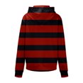 thumbnail image 4 of Bovemsi Sweatshirt for Women Oversized Hoodies Striped Plus Size Sweatshirts Long Sleeve Pullover Fall Clothes With Pocket Comfort Hoodie, 4 of 6