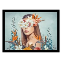 BEAUTY FROM WITHIN FLOWERHEAD Framed Print