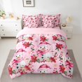 thumbnail image 2 of Manfei Cute Snowman 7 Pieces Bedding Comforter Set,Red Berry Leaves Full Bedding Set,Pmerry Christmas Fitted Sheet Flat Sheet For Kids,Microfiber Bedroom Decor Reversible, 2 of 8