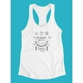 thumbnail image 3 of Be The Reason Motivational Quote Tank Women -Image by Shutterstock, Female x-Small, 3 of 4
