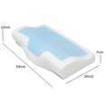 thumbnail image 3 of Memory Foam Bed Pillow Reversible Gel Support Soft Memory Foam Pillow Cervical Pillow for Neck Pain Orthopedic Contours Pillow Support for Back, Stomach, Side Sleepers, 3 of 12