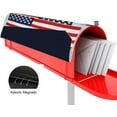 thumbnail image 4 of Coolnut Magnetic Mailbox Cover, Kitten with American Flag Post Mail Box Cover Mail Wraps Cover, Standard Size 20.7" L x 18" W, 4 of 5
