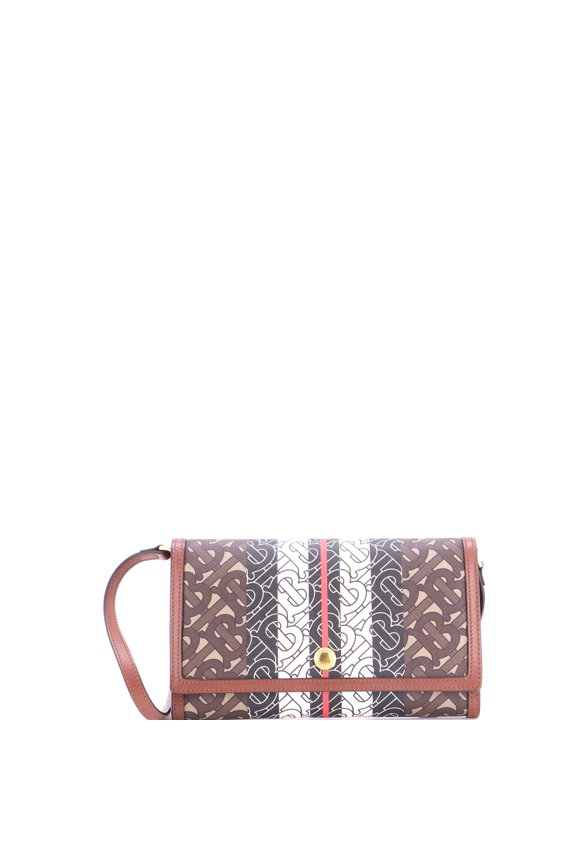 Pre-Owned TB Flap Bag Monogram E-Canvas Small By Rebag