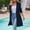 #32 Navy, variant on Byworldtasic Jackets for Women Long Blazers for Women Business Casual Open Front Long Sleeve Suit Jacket Fall Lapel Work Office Blazer Coat