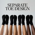 thumbnail image 4 of BlinkLLX 6 Pairs Cotton Toe Socks Low Cut No Show Athletic Socks for Men Women, 4 of 5