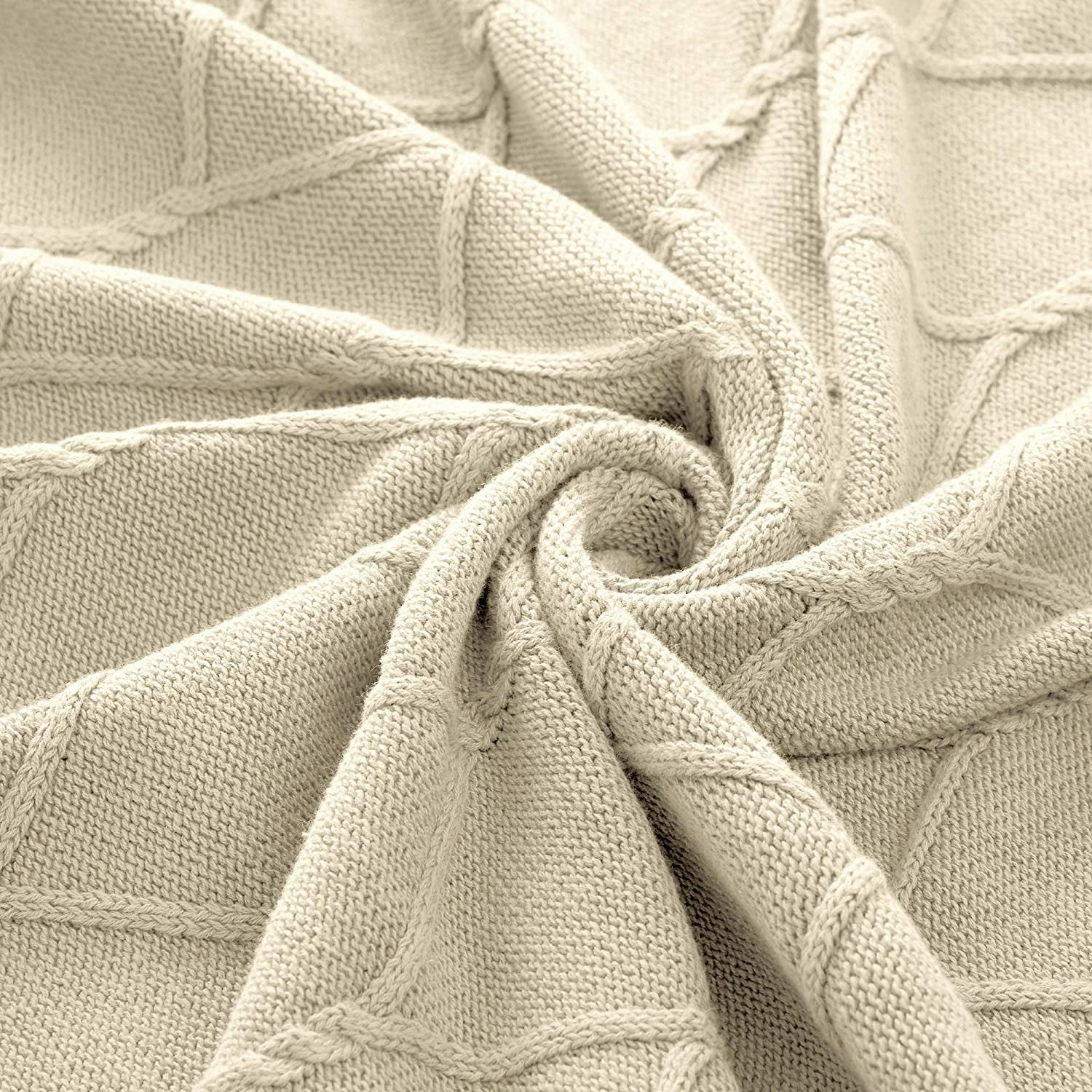 Large cream throw blanket hotsell