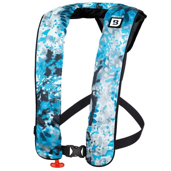 Bluestorm Cirrus 26 Inflatable Life Jacket USCG Type IV PFD, KRYPTEK Litus