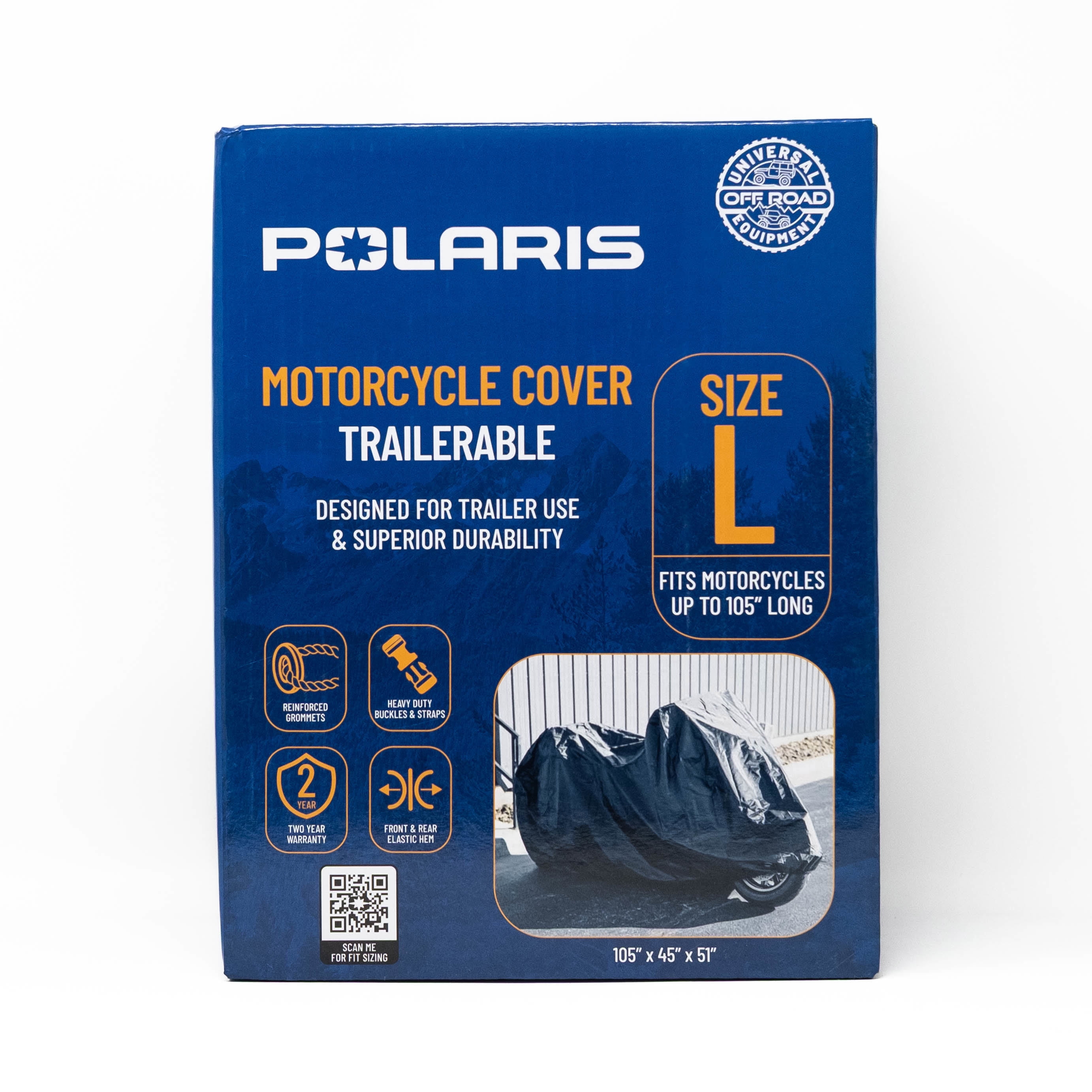 Polaris Trailerable Motorcycle Cover- Large up to 96"