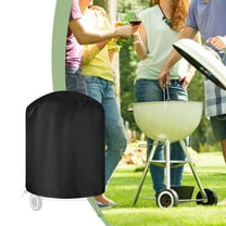 Honeeladyy Clearance Under $5 Grill Cover for Charcoal Kettle, 28/35 Inch BBQ Grill Cover, Heavy Duty Barbecue Grill Covers,Round Grill Cover