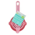 thumbnail image 3 of Way to Celebrate 10-Piece Measuring Cup and Spoon Set, Pink, 3 of 9