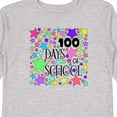 thumbnail image 4 of Inktastic 100 Days of School Pastel Stars Boys or Girls Long Sleeve Toddler T-Shirt, 4 of 5