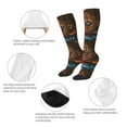 thumbnail image 4 of Saiise Chucky Aw Funny Socks Men Women Boys Kids Adults Novelty Graphic Crew Tube Socks Crazy Design Casual Dress Socks for Sports,Running,Travel, 4 of 7