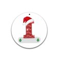 thumbnail image 1 of Adornos navideños Tarjeta colgante de madera navideña Decoración de árbol de navidad de madera de un solo lado Wmkox8yii gf6429, 1 of 1