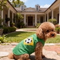 thumbnail image 5 of Dog Jersey - Breathable Mesh Puppy Football Jersey - Lightweight Stretch Sporty Dog Clothes - Summer Shirts for Small Dogs - Soccer Jersey for Dogs - Sportswear Pet Clothes, 5 of 5