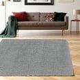 thumbnail image 2 of Linon Home Décor Pastel Shaggy Area Rug Collection, Gray, 5' x 7', 2 of 6