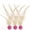 Purple, variant on 3 Pack Cat Feather Toy - Cat Bouncy Ball with Feathers, Interactive Cat Feather Toys for Indoor Cats, Rubber Kitten Fetch Chase Toy for Interactive Exercise & Hunting Play