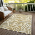 thumbnail image 6 of Addison Rugs Chantille Indoor/Outdoor Transitional Geometric, Abstract Gold Washable Rectangle Rug, 10' x 14', 6 of 6