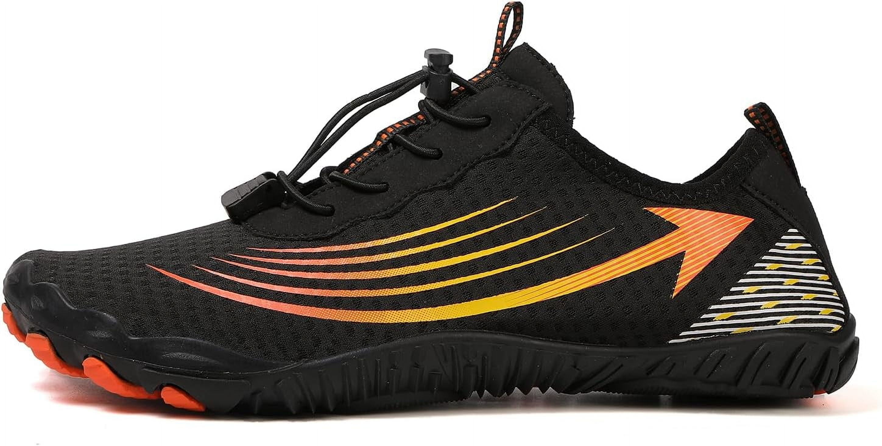 Hiking Barefoot Footwear Womens Breathable & Non-Slip Athletic Footwear Wide Toe Beach Water Shoes
