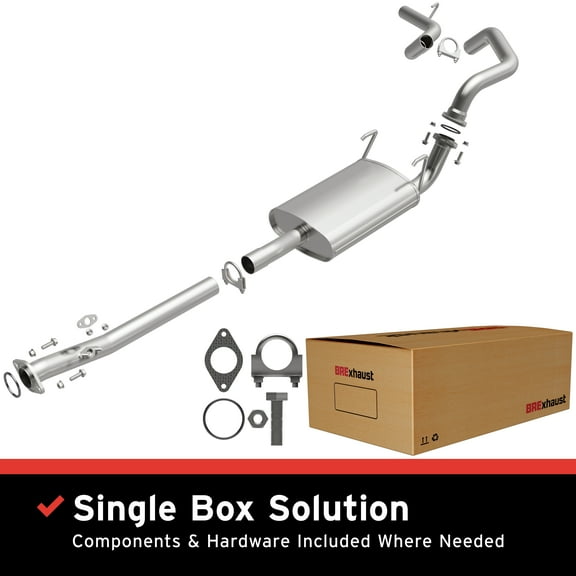 BRExhaust OE Replacement Exhaust System Kit 106-0023: Compatible with 1996-2000 Toyota 4Runner 3.4L