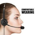 thumbnail image 2 of Écouteurs 2.5 Casque Téléphonique avec Microphone Volume Réglable Antibruit Casque de Circulation Appel, 2 of 6