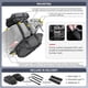 thumbnail image 4 of Alforjas laterales para motocicleta Rhinowalk impermeables de 18 L, par, 4 of 9