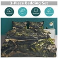 thumbnail image 6 of 3PCS Jurassic Dinosaur Duvet Cover Set Twin, 1 Duvet Cover And 2 Pillowcase, Duvet Cover for Kids Girls Boys And Teens, 6 of 6