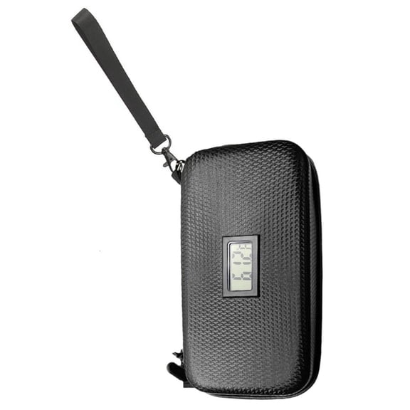 hejhncii Diabetic Medicine Coolers Bag Real Time Temperature Monitor Cooling Bag EVA Medicals Storage Case With Compartment