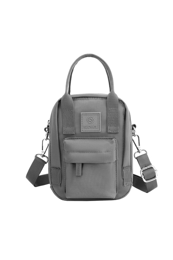 Waterproof Multi-pocket Zipper One-shoulder Messenger Bag Nylon Cloth Mobile Phone Bag Winter Dresses for 2022