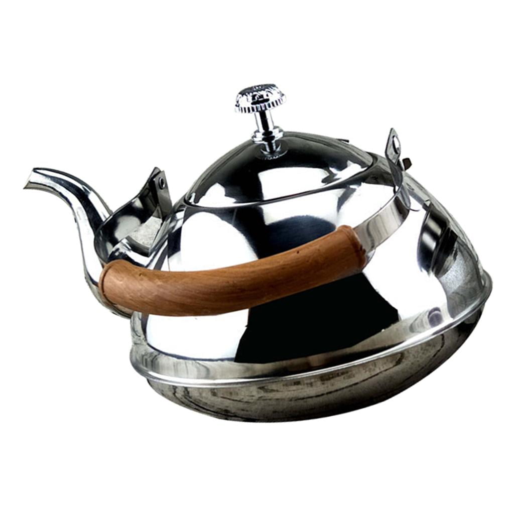 Portable Stainless Steel Camping Fishing Boat Hot Water Kettle Tea Coffee Pot 