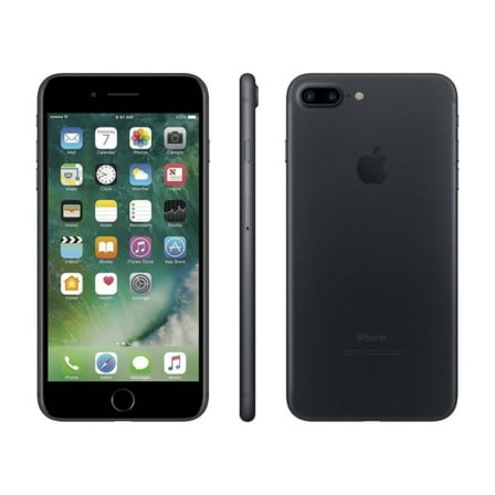 Pre-Owned Apple iPhone 7 Plus, 32GB, GSM Unlocked, Black (Great Condition, Used) 90 Day Warranty