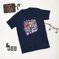 thumbnail image 2 of He is Rizzin' Jesus T-Rex Graphic T-Shirt (Navy, S), 2 of 4