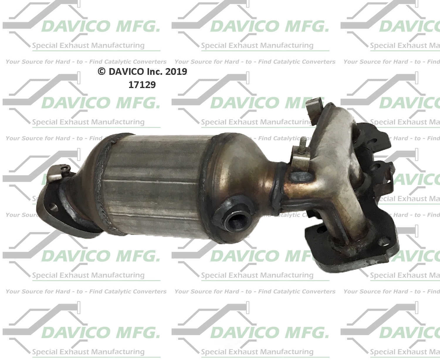 Davico Mfg 17129 Direct-Fit Catalytic Converter - Manifold