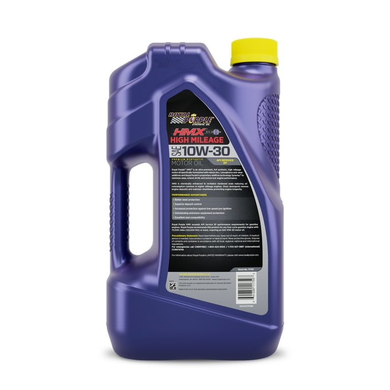 Royal Purple HMX High Mileage Oil 10W30 (5 Qt) Royal Purple HMX High Mileage Oil 10W30 (5 Qt)