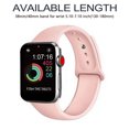 thumbnail image 3 of Correa de reloj deportivo compatible con Watch 38-40 mm Correa deportiva de repuesto de silicona suave Compatible con iWatch Series 5/4/3/2/1, S/M, M/L Adepaton 2033269-1, 3 of 9