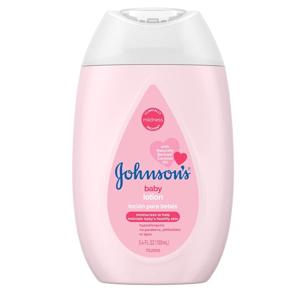 Loción para bebés Johnson's Moisturizing Suave Pink con coco, 100 ml