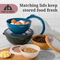 thumbnail image 3 of Farberware Professional 8-Piece Mixing Bowl Set with Matching Lids, 3 of 12