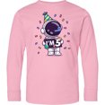 thumbnail image 3 of Inktastic 5th Birthday Astronaut Long Sleeve Youth T-Shirt, 3 of 5