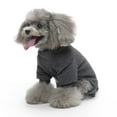 thumbnail image 1 of Vêtements d'Hiver pour Animaux de Compagnie Pyjama Chat Onesies Combinaisons Chiot Tenues Velours Épais, 1 of 6