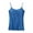 Blue, variant on Women Tank Tops Adjustable Strap Sleeveless Basic Solid Camisole V Neck Camisole With Built In Padded Bra Vest