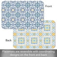 thumbnail image 2 of CounterArt Fresh Tile Pattern 4-Pack Reversible Plastic Tabletop Placemats, 2 of 7