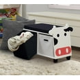 thumbnail image 4 of Turtleplay  Childrens Cow Storage Bench with Cushion, 4 of 4